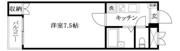 西広エンタープライズマンションの間取り画像