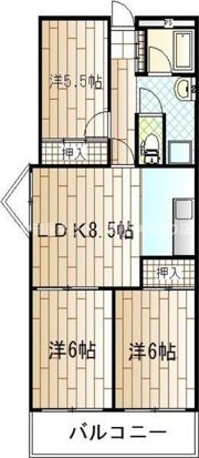 ハイマート屋島の間取り画像