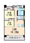 エクセルハイム東灘の間取り画像