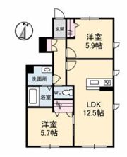キャッスル向島の間取り画像