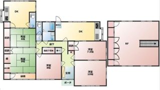 瀬戸市矢形町戸建の間取り画像
