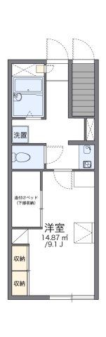 レオパレス北八王子Aの間取り画像