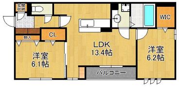 D-ROOM貴船の間取り画像