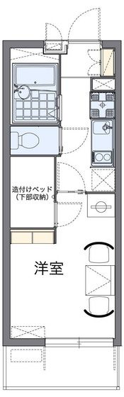 レオパレスArcadia Aの間取り画像