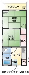 保坂マンションの間取り画像