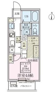 スカイルーチェ川口芝中田の間取り画像