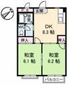ドミール土井 B棟の間取り画像