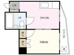 木原住吉ビルの間取り画像