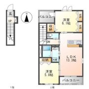 ミルフィオリの間取り画像