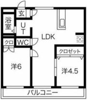 レジデンス恒和の間取り画像
