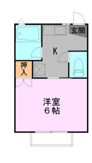 はねだハイツの間取り画像