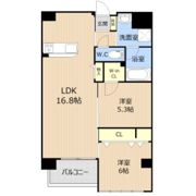 GLC新大江の間取り画像