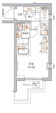 クレヴィスタ品川西大井の間取り画像