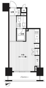 レジディア新御徒町の間取り画像