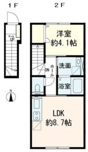 ルークラティブ蓮根の間取り画像