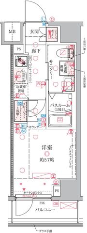 クレヴィスタ横浜関内の間取り画像