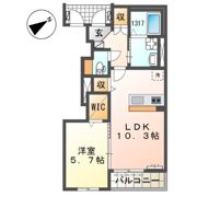 仮）新宮町夜臼1丁目新築アパートの間取り画像