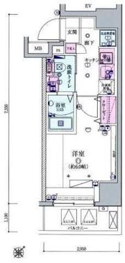 リヴシティ横濱宮元町の間取り画像