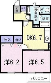 シャルムAの間取り画像