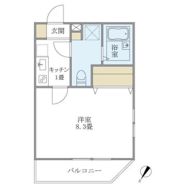 ミニョン若林の間取り画像