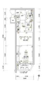 ECREDE赤羽SOUTHの間取り画像