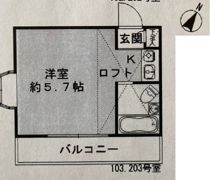 アーバンレジデンス北沢の間取り画像