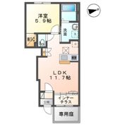 木更津市高柳新築アパートの間取り画像