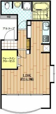 ペイサージュ渋谷ファーストの間取り画像