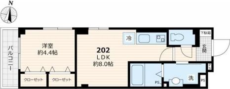 ラピスラズリの間取り画像
