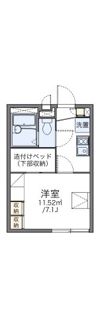 レオパレス東海の間取り画像