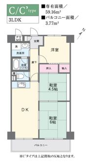 リブラン新北野の間取り画像