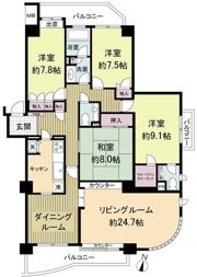 モアクレスト上星川の間取り画像