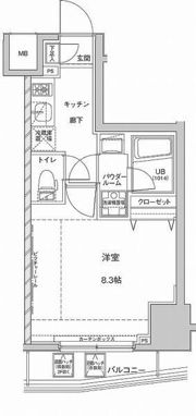 ジェノヴィア東大前グリーンヴェールの間取り画像