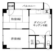 メロディーハイツ久万ノ台の間取り画像