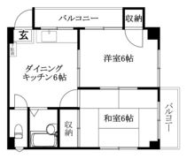 メロディーハイツ久万ノ台の間取り画像