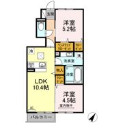ルクシードの間取り画像