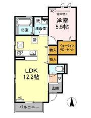 チェーロ セレーナ B棟の間取り画像