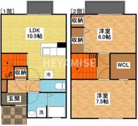 メゾン・ラ・パトリアCの間取り画像