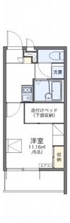 レオパレス寺地の間取り画像