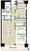 クリケットヒル富ヶ谷の間取り画像