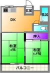 ウイング・シャロー小豆餅の間取り画像