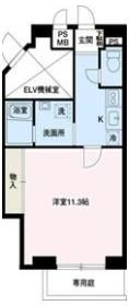 エスエスハイツ市川の間取り画像