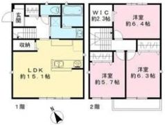 ラシーネ大島の間取り画像