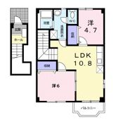 リ－・ロアンヌⅡの間取り画像