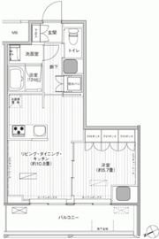 ヒューリック浅草橋江戸通の間取り画像