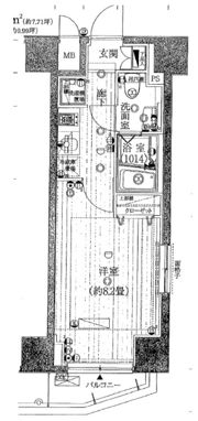 ヴェルステージ秋葉原EASTの間取り画像