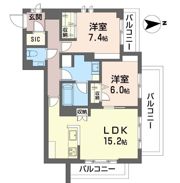 ウィズ プラス ミタカ 301号室の間取り画像