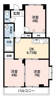 西浦和アネックスマンションの間取り画像
