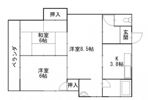 橋本アパートA棟の間取り画像