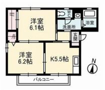 サンライズフジ A棟?の間取り画像